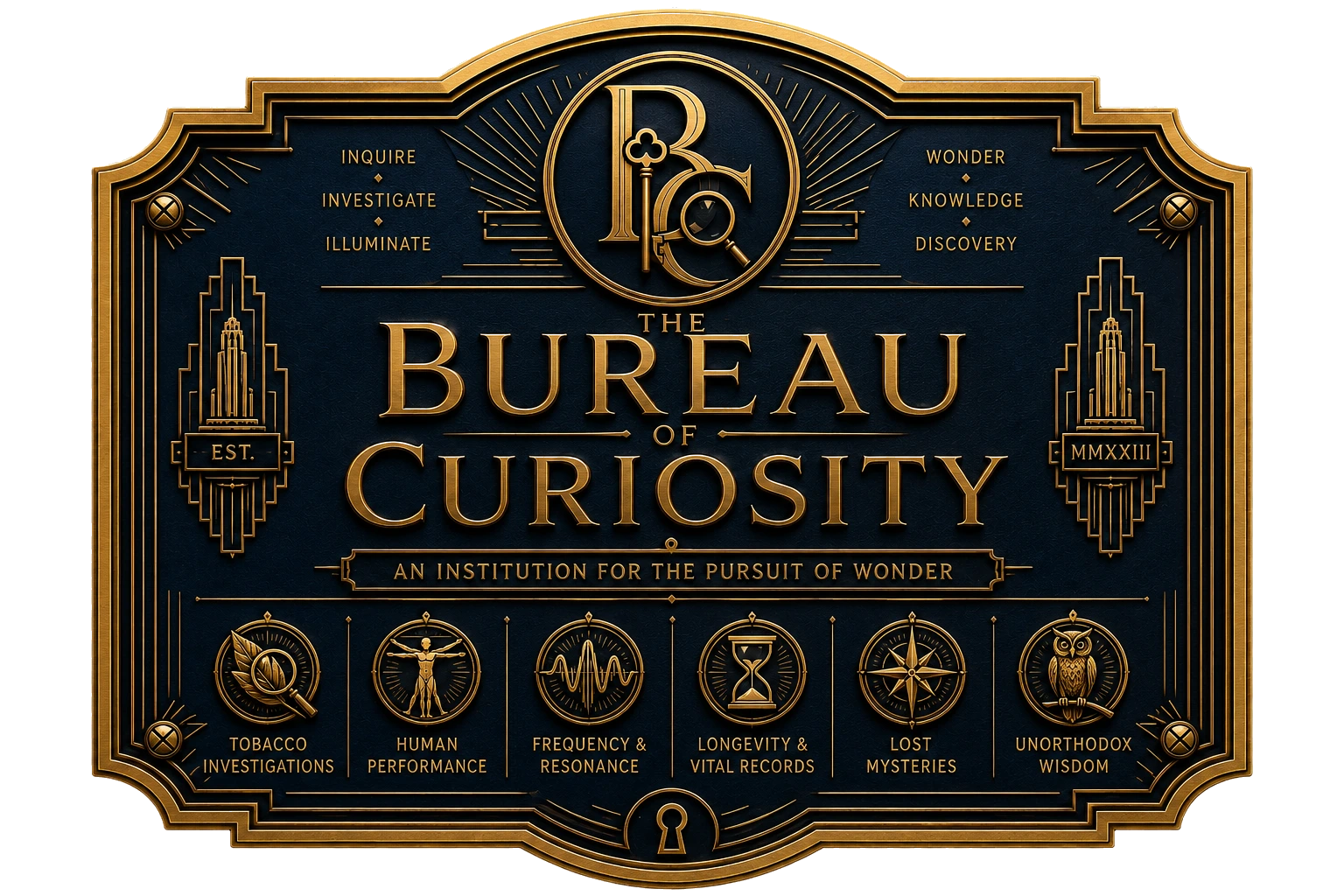 The Bureau of Curiosity — An Institution for the Pursuit of Wonder