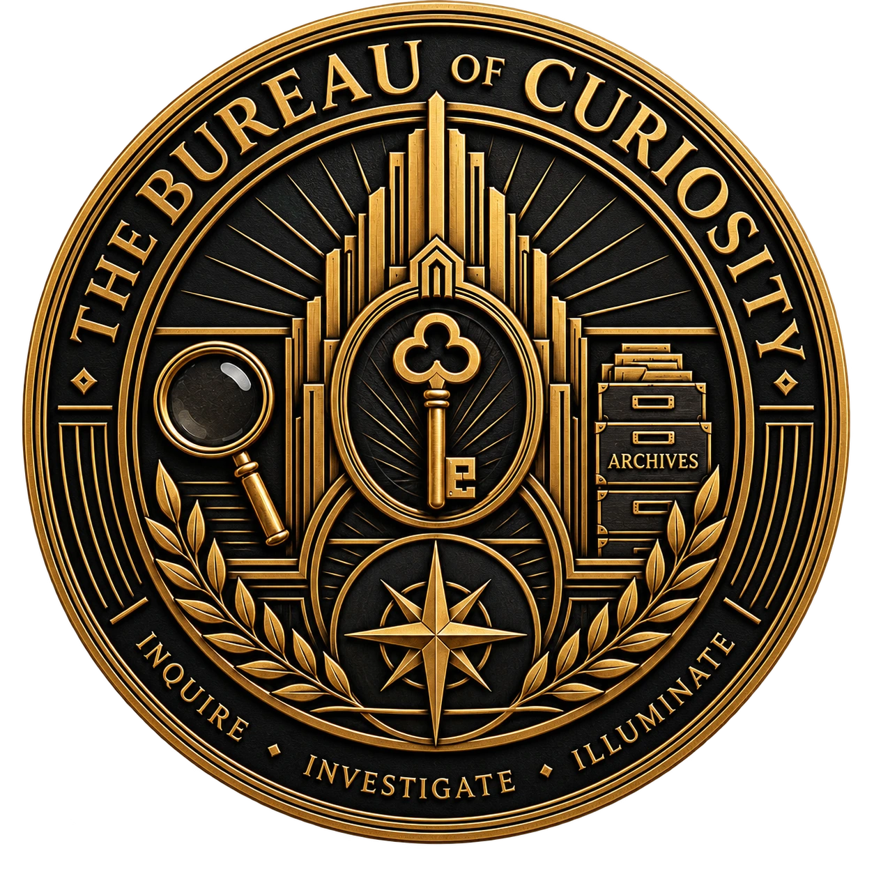 The Bureau of Curiosity Official Seal